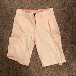 Pink Cargo Shorts